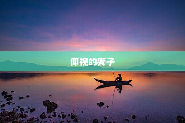 仰视的狮子