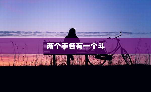 两个手各有一个斗