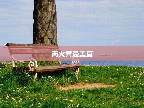 丙火喜忌美篇