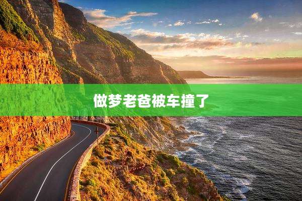 做梦老爸被车撞了