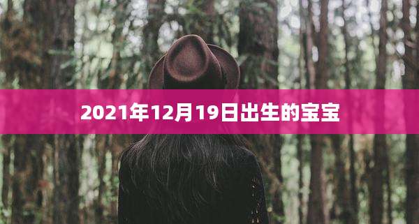 2021年12月19日出生的宝宝