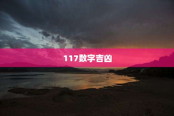 117数字吉凶