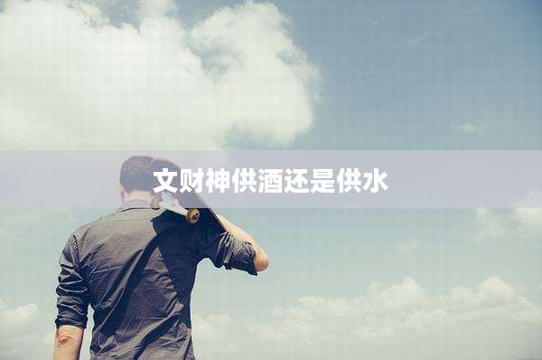 文财神供酒还是供水