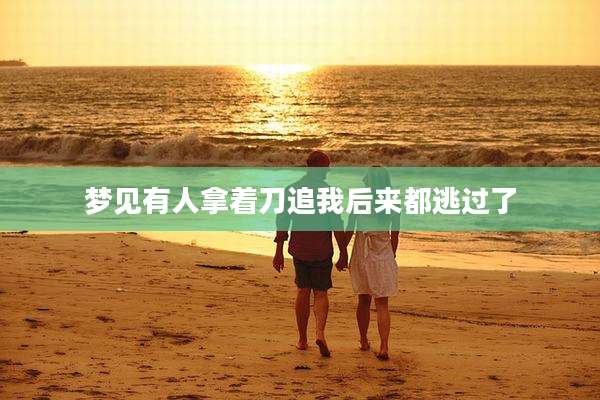 梦见有人拿着刀追我后来都逃过了
