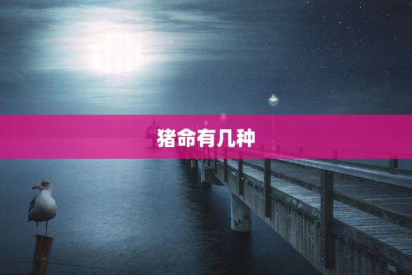 猪命有几种