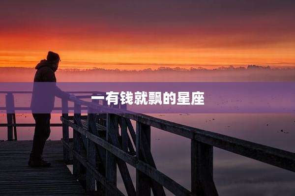 一有钱就飘的星座