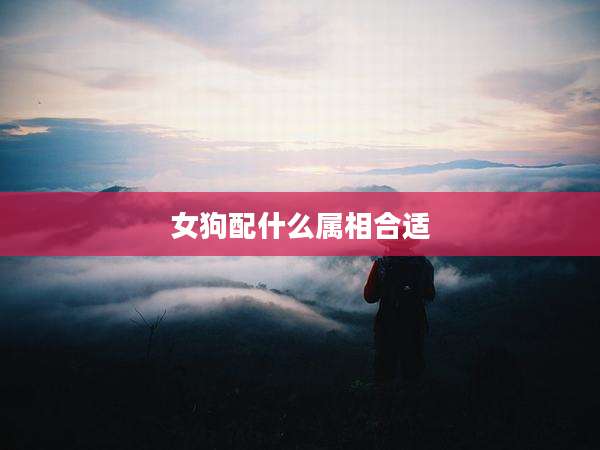 女狗配什么属相合适