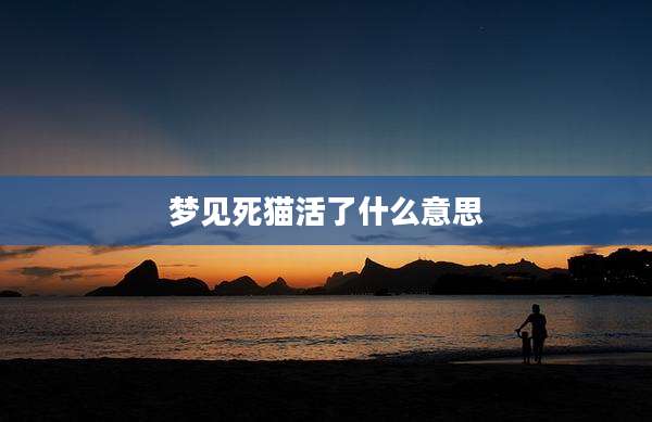 梦见死猫活了什么意思