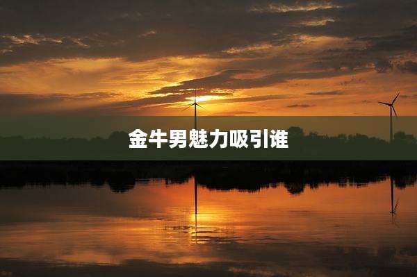 金牛男魅力吸引谁