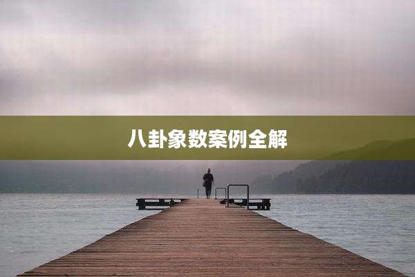 八卦象数案例全解