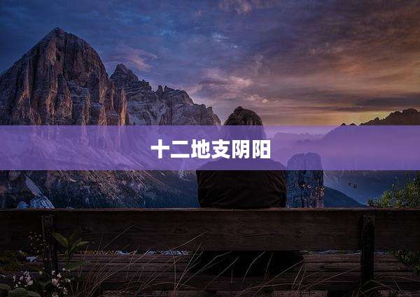 十二地支阴阳