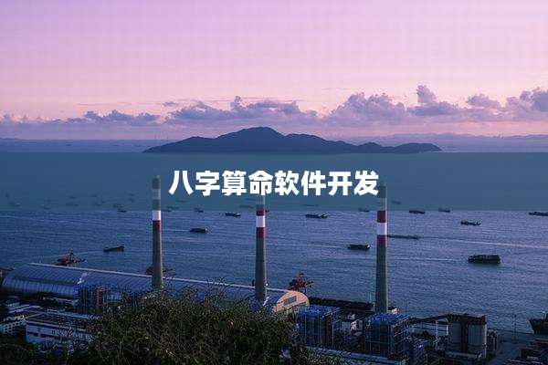 八字算命软件开发