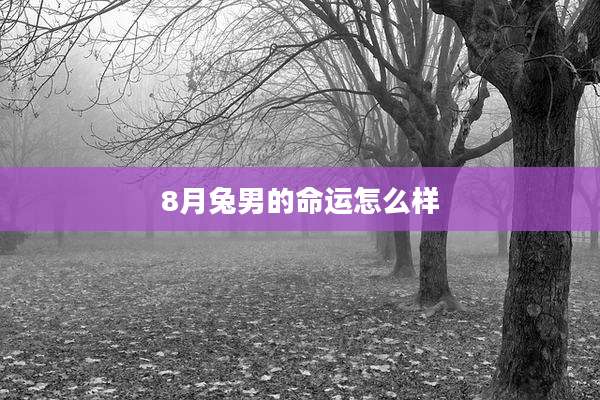 8月兔男的命运怎么样