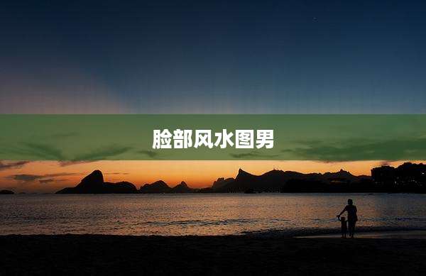 脸部风水图男