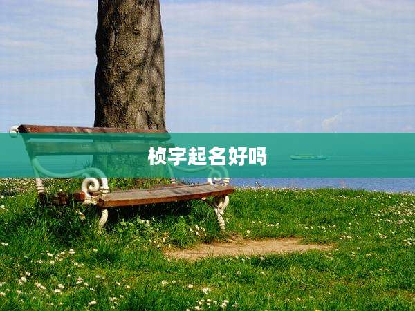 桢字起名好吗