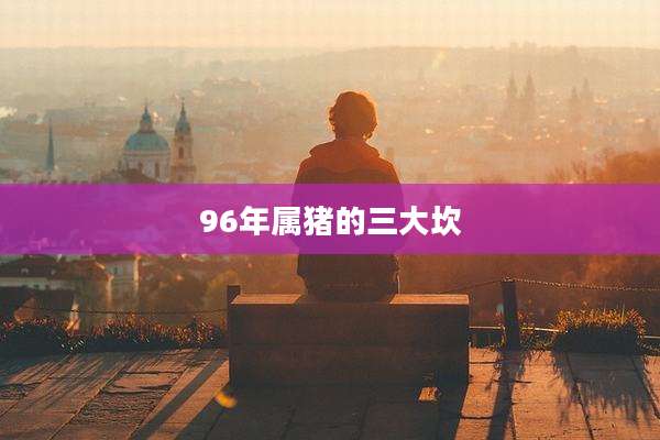 96年属猪的三大坎
