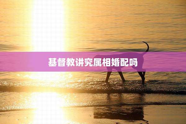 基督教讲究属相婚配吗