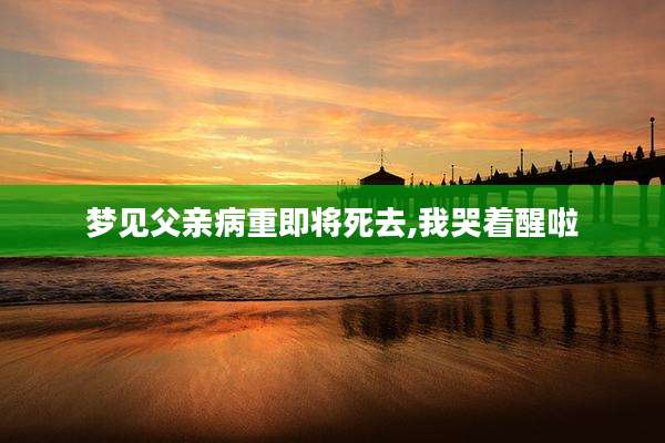 梦见父亲病重即将死去,我哭着醒啦