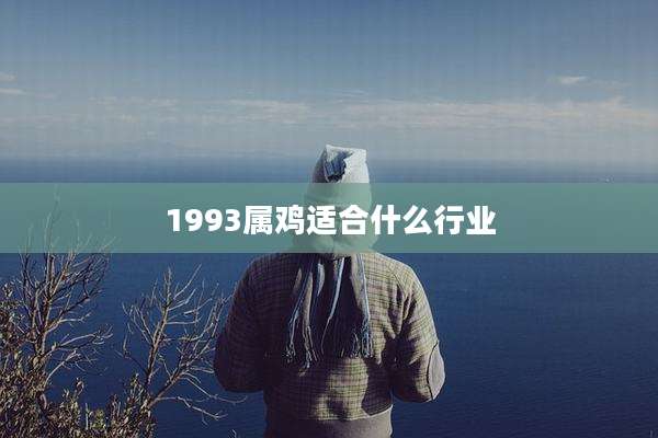 1993属鸡适合什么行业