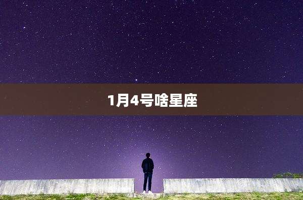 1月4号啥星座
