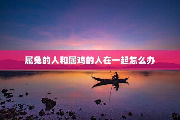 属兔的人和属鸡的人在一起怎么办