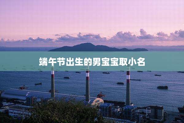 端午节出生的男宝宝取小名