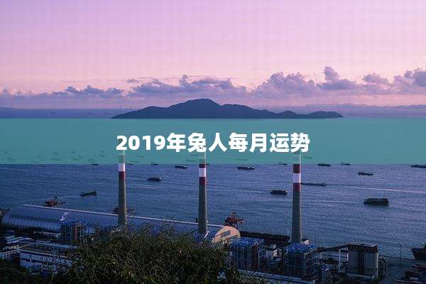 2019年兔人每月运势