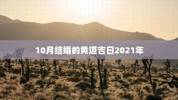 10月结婚的黄道吉日2021年