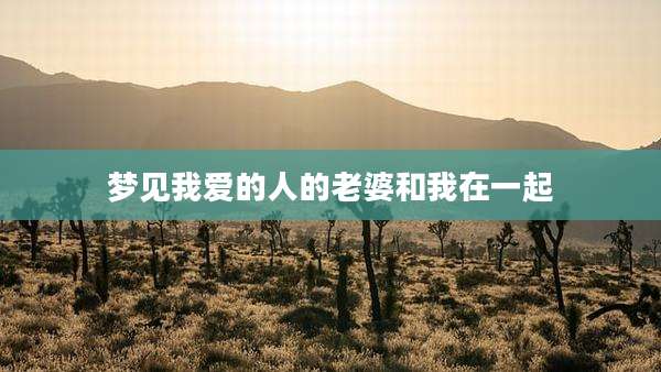 梦见我爱的人的老婆和我在一起