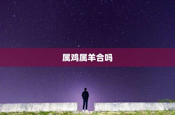 属鸡属羊合吗