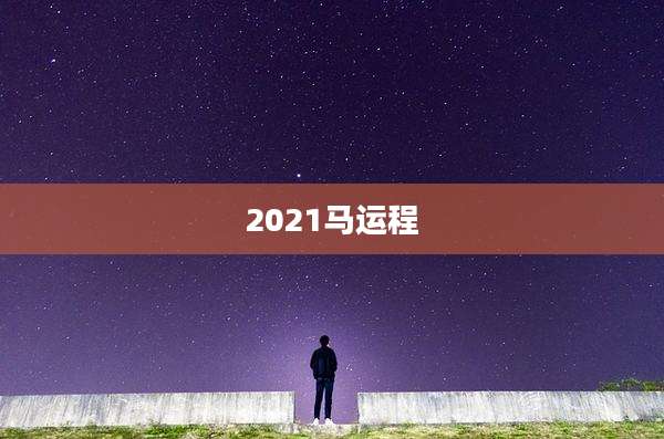 2021马运程