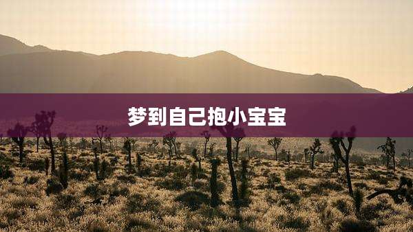 梦到自己抱小宝宝