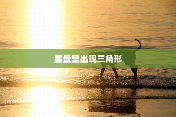 星盘里出现三角形