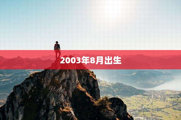 2003年8月出生