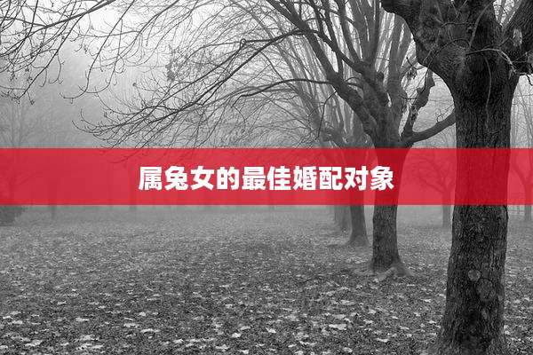 属兔女的最佳婚配对象