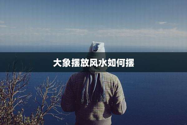 大象摆放风水如何摆