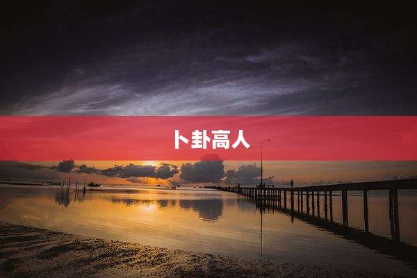 卜卦高人