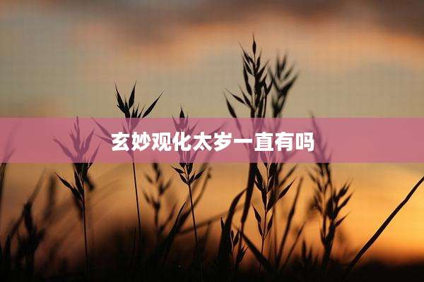 玄妙观化太岁一直有吗