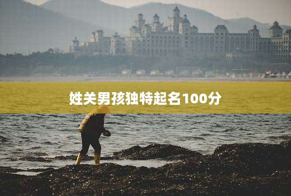 姓关男孩独特起名100分