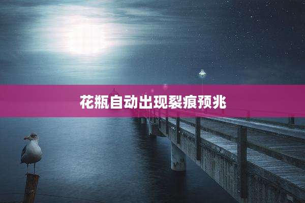 花瓶自动出现裂痕预兆