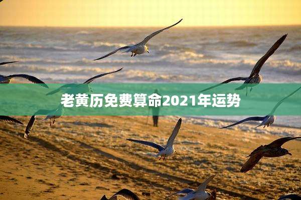 老黄历免费算命2021年运势