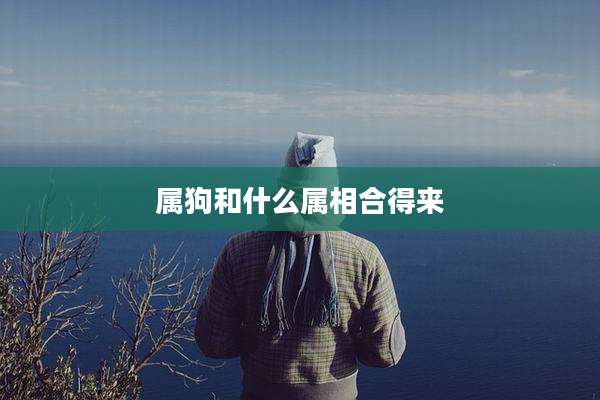 属狗和什么属相合得来