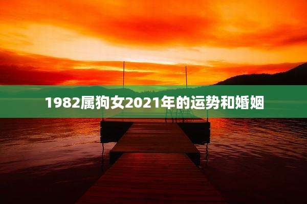 1982属狗女2021年的运势和婚姻