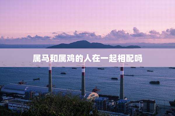 属马和属鸡的人在一起相配吗