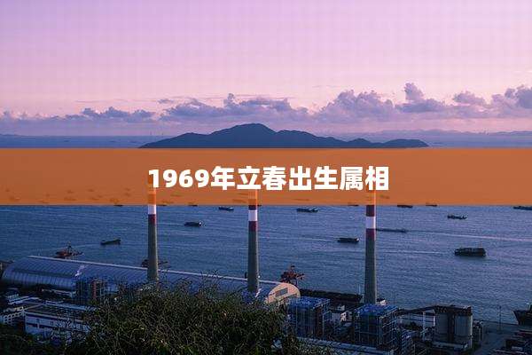 1969年立春出生属相