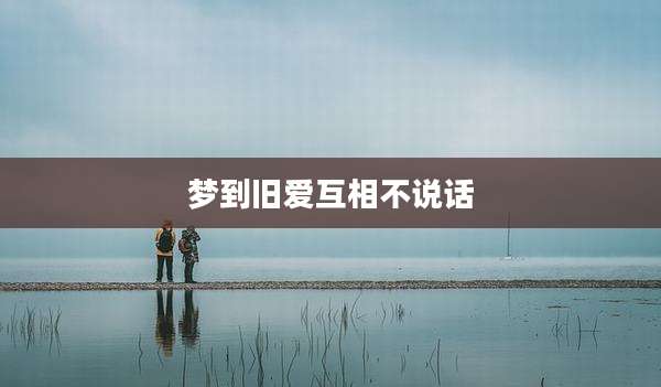 梦到旧爱互相不说话