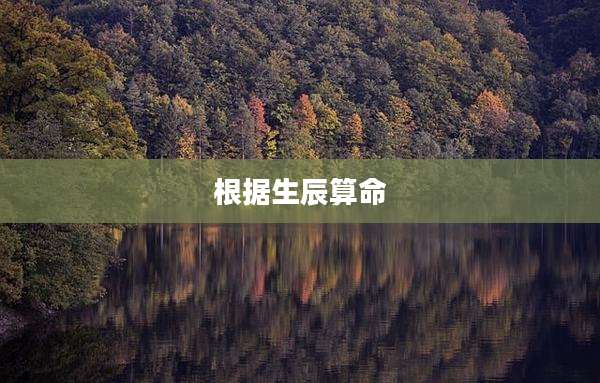 根据生辰算命
