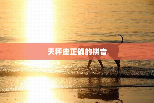 天秤座正确的拼音