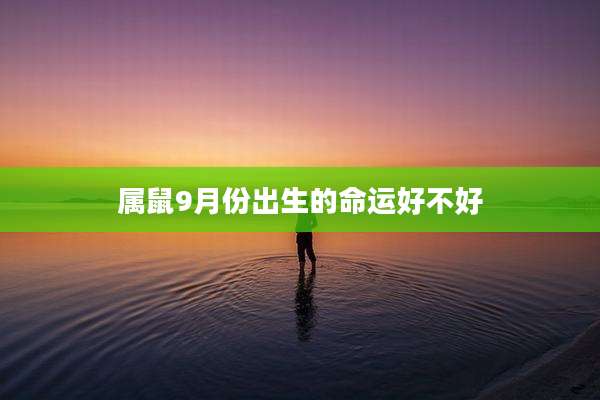 属鼠9月份出生的命运好不好