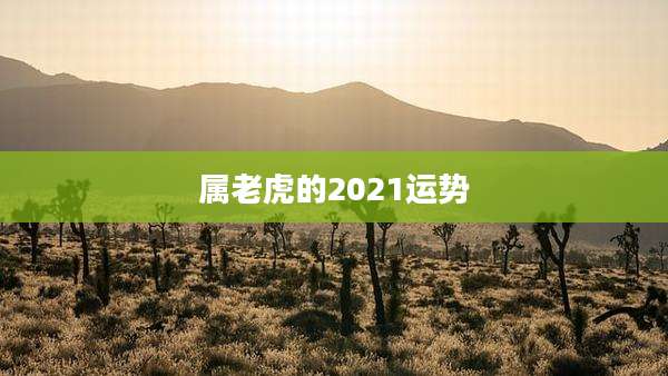 属老虎的2021运势